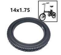 Pneus De Vélo Électrique 14 Pouces En Caoutchouc Solide, Roues Tubeless Non Gonflables 14x1.75, Pièces De Cyclisme Durables Et Antidérapantes