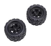 Pneus de voiture HS RC, 2PCS Rubber 1:18 Brackés Pneus pour HS 18301-18314 Modèles
