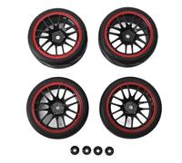 Pneus de voiture RC 1/10 Échelle haute performance pneus en caoutchouc hors route avec un amortissement fort pour le traxxas axial hpi 4pcs
