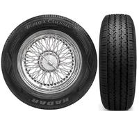 Pneus d'Eté nouveaux 125/80 R12 62S Radar DIMAX CLASSIC WHITE WALL WSW