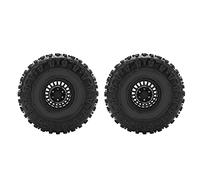 Pneus en alliage d'aluminium pour voiture télécommandée, forte adhérence et stabilité, Performance pour Capra 1.9UTB AXI03004 RBX10 (Black)