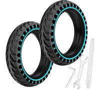 Pneus en Caoutchouc Plein Pour Scooter Électrique Xiaomi M365 / Pro 2 - 8,5 Pouces (8 1/2 x 2) avec Outil d'Installation (Bleu)