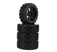 Pneus En Caoutchouc Star Word Pour Voiture De Course, Accessoires Pour Véhicule Tout-Terrain, Jantes Et Pneus Pour 1:10, 4 Pièces/Ensemble Rc