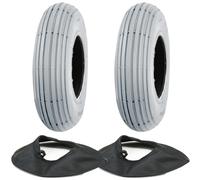 Pneus et chambres à air pour scooter électrique 200 x 50, gris, modèle P191, non