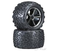 Pneus et jantes E-revo 1/16 (2) Traxxas