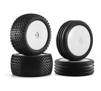 Pneus Et Roues RC Compatible avec Buggy pour SRX2 SRX4 pour Bandit pour Tekno EB410 pour Yokomo Yz4 1/10 RC Pneus De Roue De Voiture