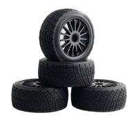 Pneus Et Roues RC Compatible avec HPI WR8 pour Flux pour Rally 3.0 110697 94177 1/10 RC Car Part 4PCS 2.2 Pouces Jantes Moyeu Et Pneus 80MM Pneu