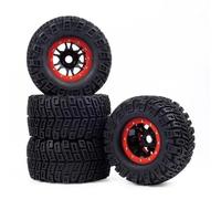 Pneus Et Roues RC Compatible avec pour Summit pour E-Revo pour Arrma pour Mojave pour Kraton pour HPI pour Savage 1/7 1/8 1/10 RC Car Roue De 166 Mm Pneu 17 Mm Hex