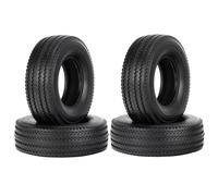 Pneus Et Roues RC Compatible avec Tamiya pour Man pour King pour Hauler pour ACTROS pour Scania 1/14 RC Semi-Tracteur Camion Benne Pièces Pneus en Caoutchouc Dur De 25 Mm