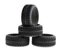 Pneus Et Roues RC Compatible avec Traxxas pour HSP pour Tamiya pour HPI pour Kyosho pour Redcat 4 Pièces Pneu en Caoutchouc Pneu pour 1/10 RC on-Road Drift pour Touring Car