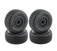 Pneus Et Roues RC Compatible avec Traxxas pour Slash pour Arrma pour Senton pour HPI Pneus pour Camion Short Course RC 1/10 Lot De 4-112 Mm - Hexagone De 12 Mm