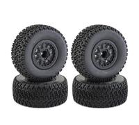 Pneus Et Roues RC Compatible avec Traxxas pour Slash pour Arrma pour Senton pour HuanQi 727 1/10 Rc Car 4pcs 112mm Short Course Truck Pneus Pneu 12mm Roue Hex