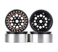 Pneus Et Roues RC Pneus de moyeu de Roue en Alliage d'aluminium 1,9 Pouce 4 pièces W59 57 * 25 mm pour Accessoires de Voitures et Crawlers radiocommandés 1/10 et 1/8