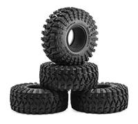 Pneus Et Roues RC pour Axial pour SCX10 II III pour Capra pour Traxxas pour TRX4 D90 pour Redcat pour MST 1/10 4 Pneus en Caoutchouc De 120 Mm 1,9" pour Chenilles RC