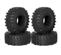 Pneus Et Roues RC pour Axial pour SCX10 Pro pour Capra pour Traxxas pour TRX4 D90 pour Redcat 1/10 4 Pneus en Caoutchouc Souple De 118 Mm 1,9" pour Chenilles RC