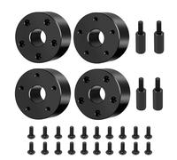 Pneus Et Roues RC pour Tamiya 1/10 Roues Avant Élargies en Alliage D'aluminium De 19 Mm Adaptateurs Coupleur Clod Buster Pièces De Mise À Niveau pour Monster Truck 4x4x4
