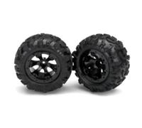 Pneus et roues Traxxas 7277 assembl s et coll s (roues Geode Black Beadlock Style Canyon at Tires Foam Inserts) (1 gauche, 1 droite)