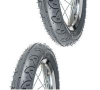 Pneus gris pour vélo enfant - CYCLINGCOLORS - 12 1/2 x 1.75 x 2 1/4"" - Route et ville