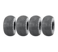Pneus Knobby ATV Wanda P322 18x9.50-8 Set de 4 sans chambre 4 plis profondeur de bande de roulement 9,5 mm