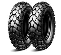 Pneus Michelin en paire 130/90-10 + 120/90-10 REGGAE