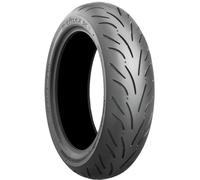Bridgestone - Pneu Moto HOOP B01 - Scooter - 100/80R10 - 53J - TL,Diagonal,Avant-Arrière