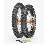Metzeler MC360 ( 140/80-18 TT 70M roue arrière, M/C, MST, Composé de caoutchouc Mid Soft Mud )