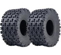 Pneus Parnells - 22x11.00-9 Slasher ATV Quad - Pneus sans chambre à air 6 plis Wanda Rear Race Wp02 - Diamètre 559 mm, 268 mm Large, 180 kg - Marqué E, homologué pour la route - Lot de 2