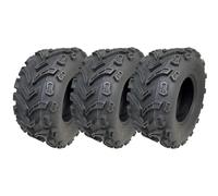 26x11.00-12 Quad ATV Tyres 6ply Wanda P3128 E-Marked Road Legal Tire (Set of 3)