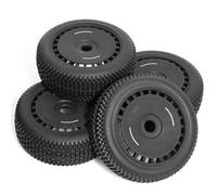 Pneus RC 4 Pièces OD6.65 pour Redcat pour Team pour Losi pour HPI | Les pneus hexagonaux 17mm offrent adhérence ferme hors route des virages stables terre les graviers. Accessoires