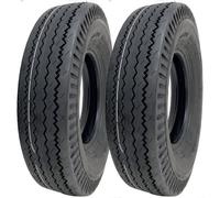 Pneus Remorque 5.00-10 - 4 plis haute vitesse - E-Mark - conforme à la route - Lot de 2 - Wanda P802 - 72N (140 km/h)