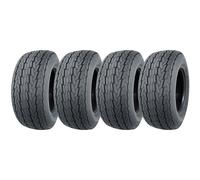 20.5x8.00-10 Trailer Tyres 4ply Road Legal 77M 412kg Load 205/65-10 (Set of 4)