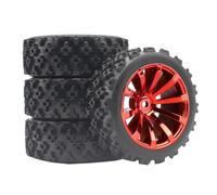 Pneus Roue 70mm pour Tamiya pour TT01 pour TT02 XV01 94123 1/10 | 4 pneus caoutchouc sur route 70 mm avec une adhérence usure fermes pour courses voitures tourisme. Pneus