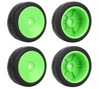Pneus Roue Dérive Rc pour Tamiya pour TT02 pour Kyosho FW06 1/10 | Les pneus en caoutchouc dur hex 12 mm offrent des glissements fluides, un contrôle précis de l'angle RC Crawlers Pneus