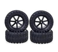 Pneus Roue pour ABSIMA pour Corally pour Kyosho pour Ultima 1/10 | Roues en plastique pneus en caoutchouc, offrant adhérence fiable un ajustement facile moyeu hex 12mm Pneus