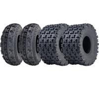 Pneus Slasher pour quad 22x11.00-9 et 21x7.00-10, homologués pour la route, 6 pl