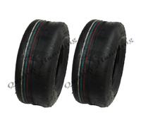 Pneus slick 11x4.00-5 Wanda P607 - Jeu de 2 pour tondeuse, tubeless, 4PLY, diametre 277 mm, largeur 103 mm