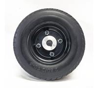 Pneus solides de 22,9 cm 2 80/2 50 4 avec polyuréthane et alliage d'aluminium pour remplacement de roue de trottinette âgée et performance améliorée (roue avant)