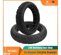 Pneus Solides pour Scooter Électrique Xiaomi M365, Accessoire Durable, Creux, Non Pneumatique, avec Amortisseur pour Roues Avant et Arrière, 8.5 Pouces random color