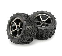 Pneus Talon Traxxas 7174A l' chelle 1/16 pr -coll s sur roues Gemini (paire)