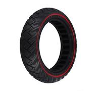 Pneus Tout-Terrain 60/65-6.9 en Caoutchouc Plein, Anti-crevaison, for Trottinette électrique Ninebot Max G2 G65(Red)