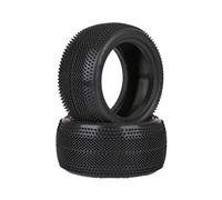 Pneus tout-terrain Schumacher 1:10 Azami jaune (2) 2 roues motrices + pneus a...