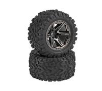 Traxxas 2 Roues RXT Noir Talon 2.8" Avant et arrière Rustler 4x4 VXL6773