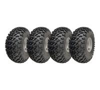 Pneus utilitaires ATV 22x11.00-8 sur jantes acier PCD 4 pouces, 4 plis, sans chambre, ensemble de 4 pneus