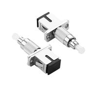 PNGKNYOCN Adaptateur FC vers SC, monomode 9/125 um FC/UPC mâle vers SC/UPC femelle Adaptateur fibre optique pour mesureur de puissance optique, câble réseau fibre optique (2-Pack)