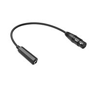 PNGKNYOCN Câble audio 1/4" vers XLR，XLR 3 broches femelle vers stéréo 6,35 mm 1/4" TRS femelle Adaptateur Câble d'interconnexion（0.3M）