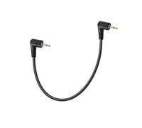 PNGKNYOCN Câble audio à angle droit de 2,5 mm, 90 degrés 2,5 mm mâle à 90 degrés mâle ts câble audio pour casque mono (0,3 m) (90 Degree to 90 Degree, 0.3M)