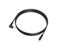 PNGKNYOCN Câble auxiliaire audio à angle droit de 2,5 mm, angle de 90 degrés câble adaptateur audio pour casque mono ts mâle de 2,5 mm à mâle de 2,5 mm (1,8 m) (90 Degree to Straight, 1.8M)