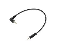 PNGKNYOCN Câble auxiliaire audio à angle droit de 2,5 mm, angle de 90 degrés câble adaptateur audio pour casque mono ts mâle de 2,5 mm à 2,5 mm (0,3 m) (90 Degree to Straight, 0.3M)