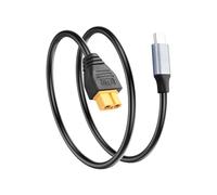 PNGKNYOCN Câble d'alimentation USB-C vers XT60 - 100 W - 20 V/5 A - Type C mâle vers XT60 femelle - Pour drones, multicoptères, modélismes aériens - 0,5 m