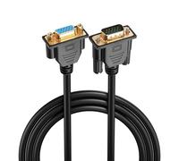 PNGKNYOCN Câble d'extension VGA, câble vidéo VGA mâle vers femelle 15 broches 1080P Full HD pour moniteur d'ordinateur, PC, ordinateur portable, téléviseur, projecteur et plus encore (1,5 m)